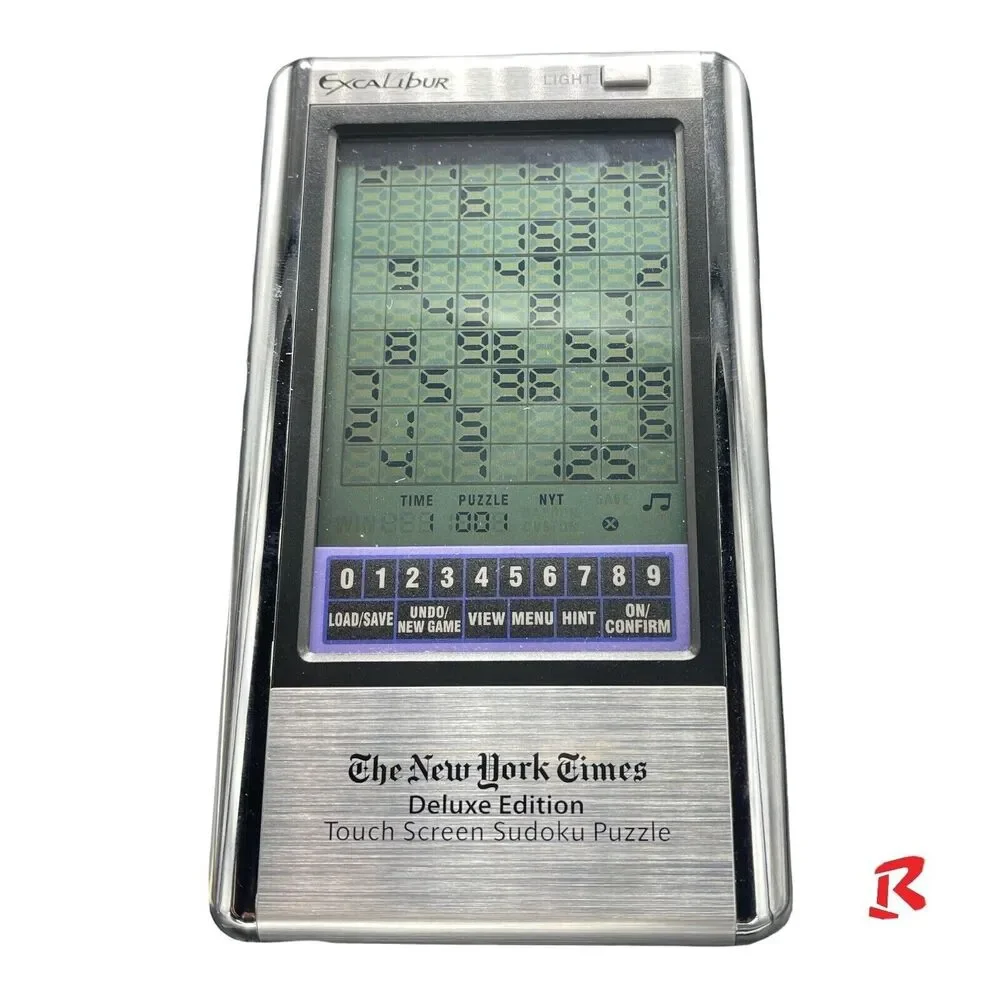 Excalibur The New York Times Touch Screen Crossword Puzzle Handheld Game